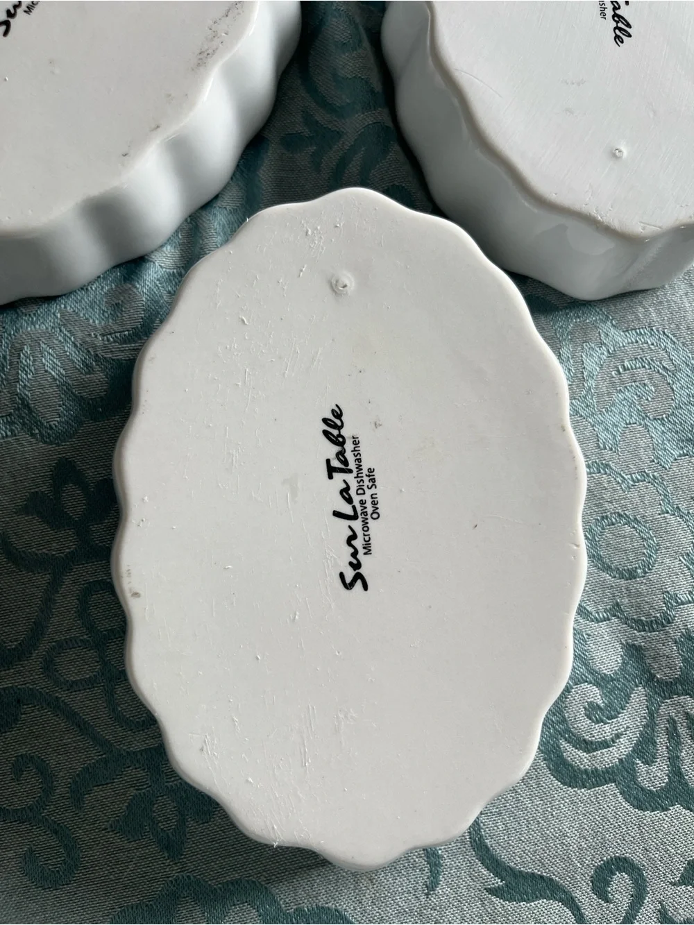 Sur La Table Porcelain Oval Crème Brûlée Dish set of 5